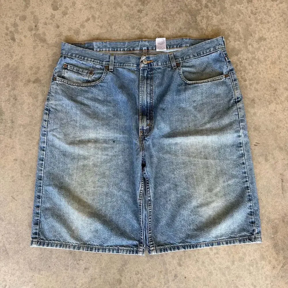 Vintage Y2K Faded Levi's 569 Loose Fit Denim Jorts